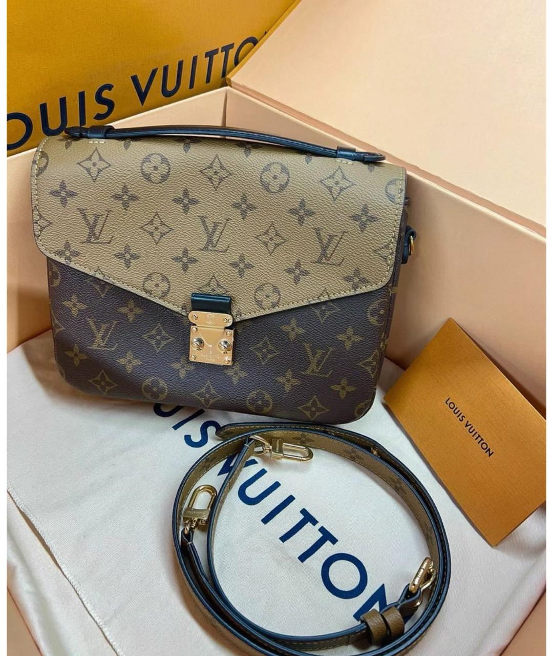 LOUIS VUITTON Коричневая сумка через плечо, фото 2