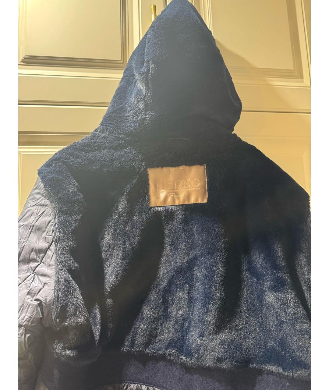 HERNO Темно-синяя куртка, фото 2