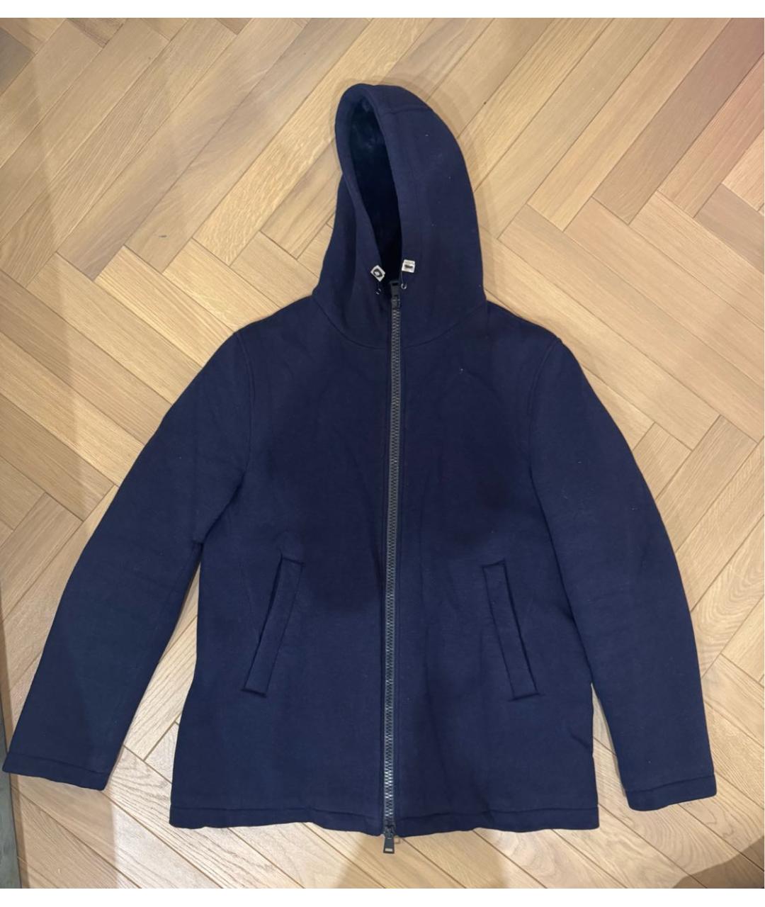 HERNO Темно-синяя куртка, фото 6