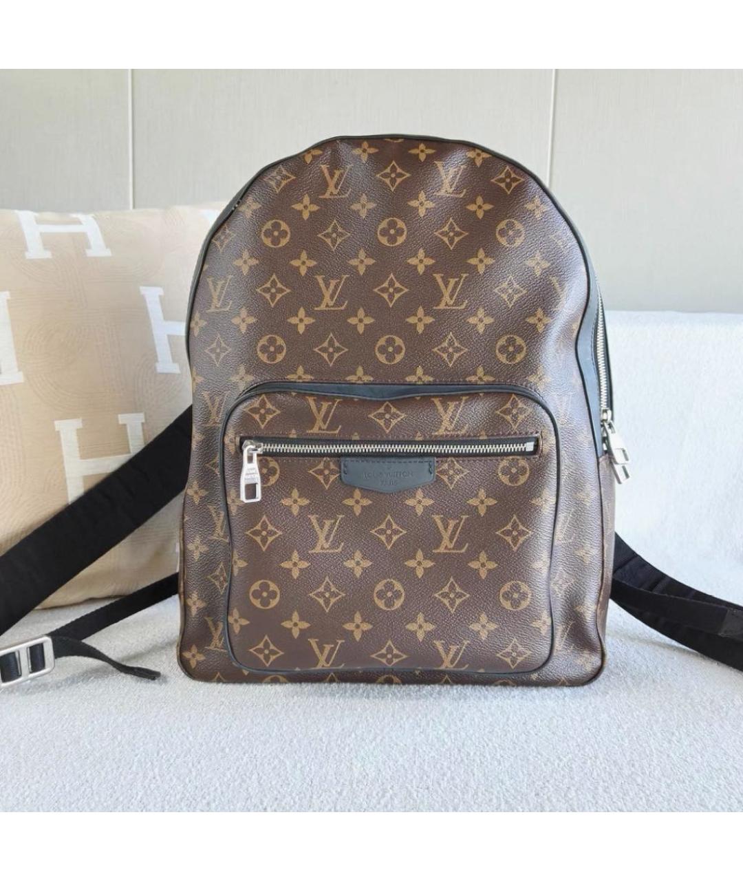 LOUIS VUITTON Коричневый рюкзак, фото 2