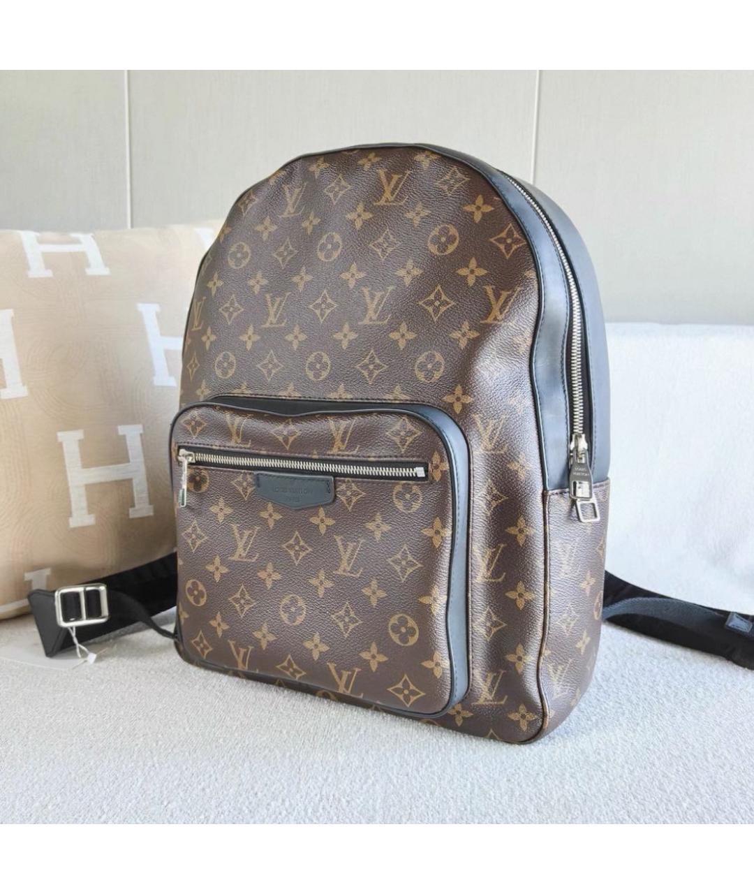 LOUIS VUITTON Коричневый рюкзак, фото 4