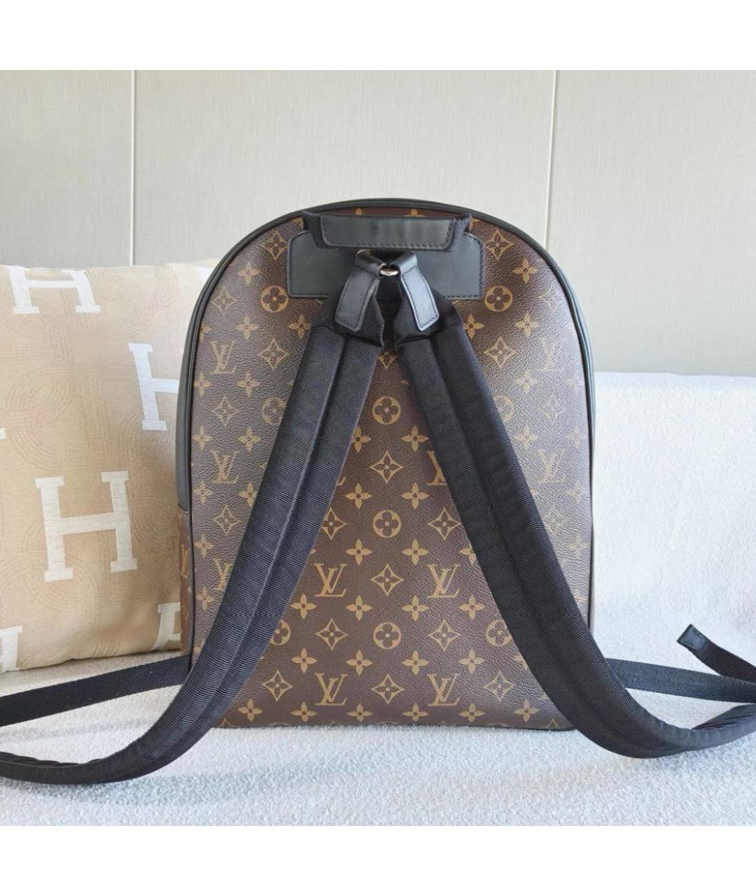 LOUIS VUITTON Коричневый рюкзак, фото 3