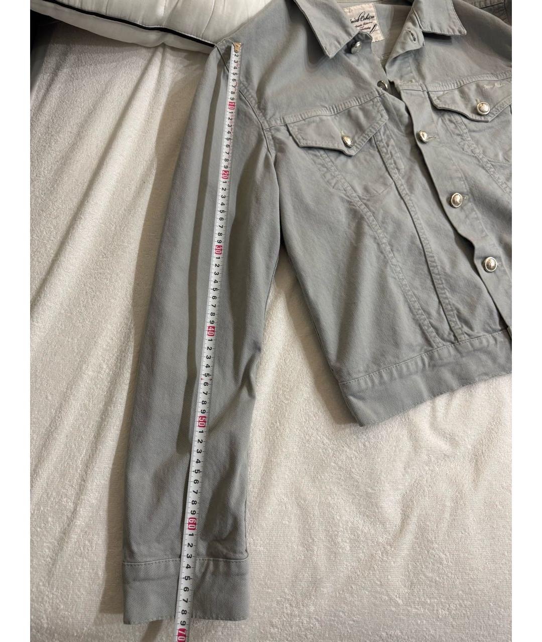 JACOB COHEN Антрацитовая деним куртка, фото 7