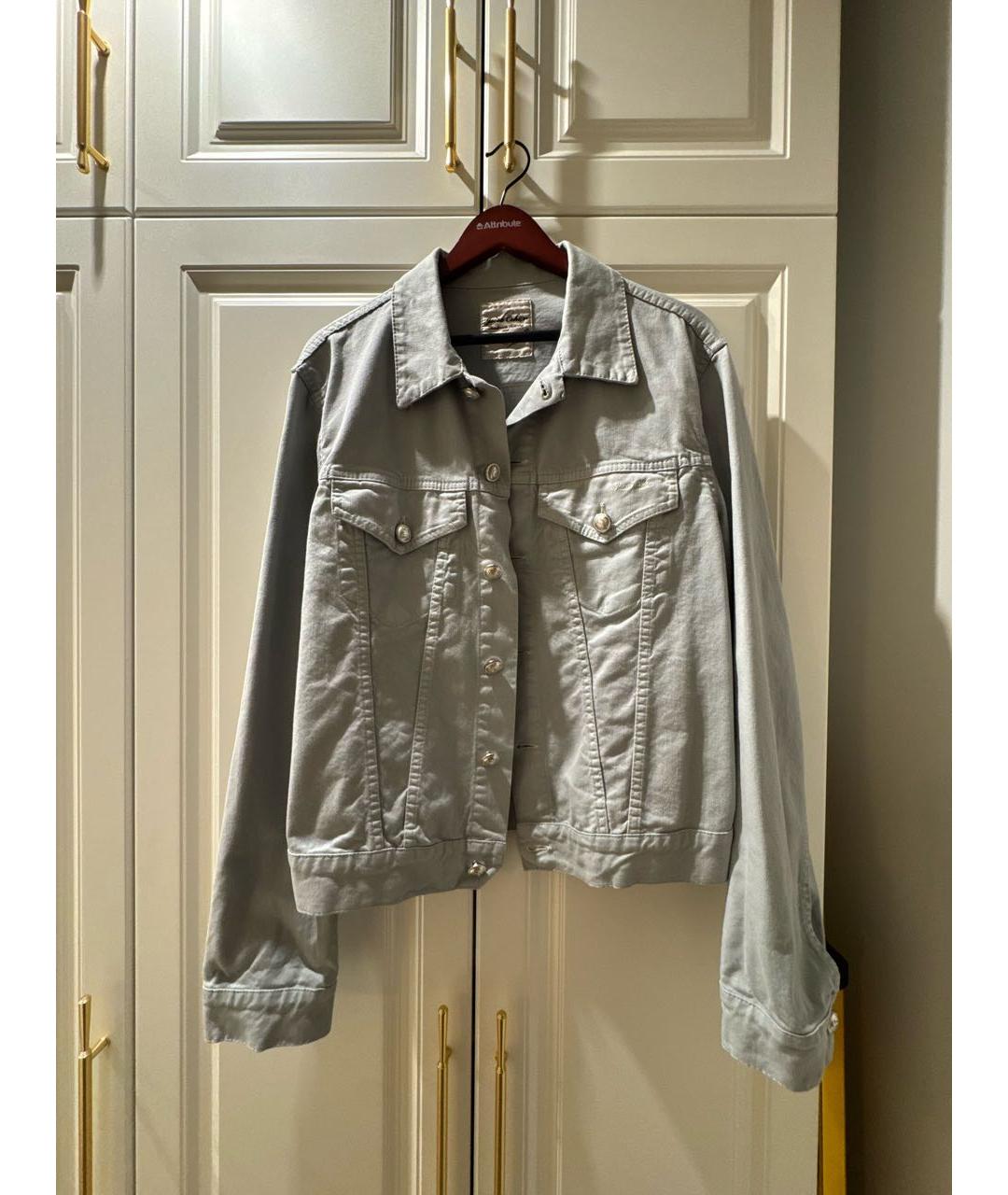 JACOB COHEN Антрацитовая деним куртка, фото 9