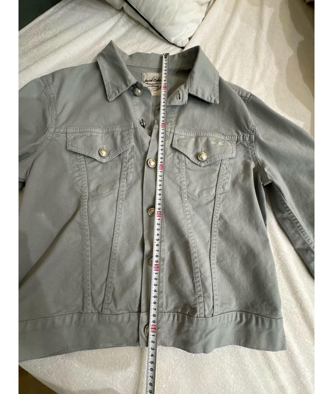 JACOB COHEN Антрацитовая деним куртка, фото 5