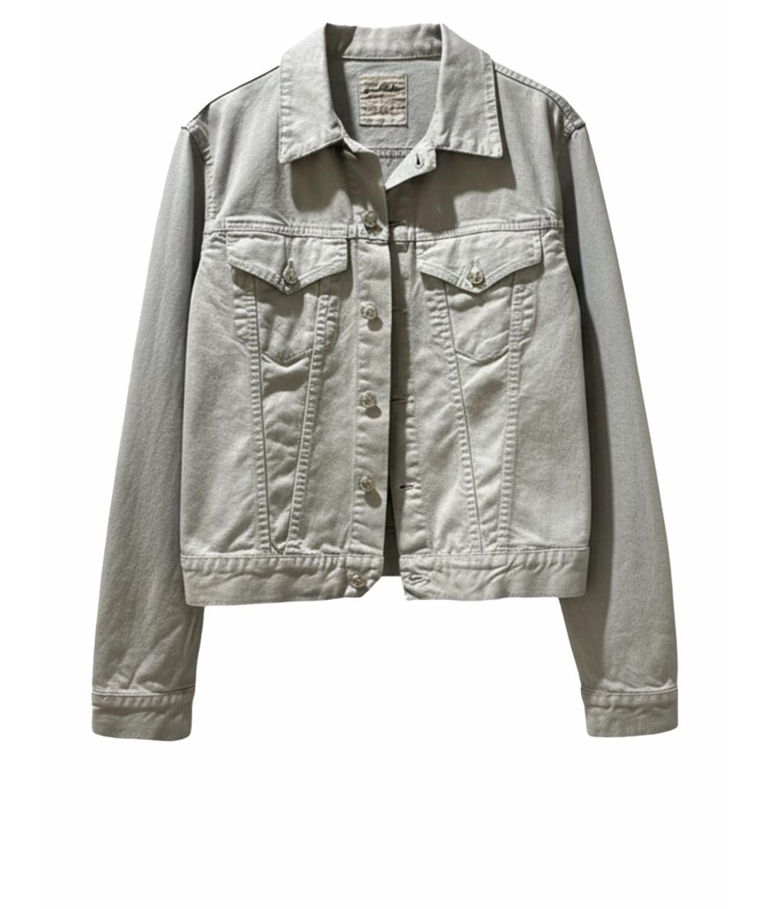 JACOB COHEN Антрацитовая деним куртка, фото 1