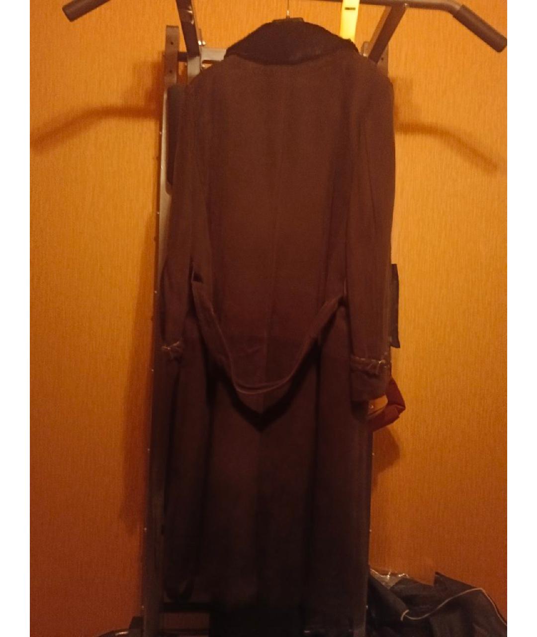 BRIONI Коричневая замшевая дубленка/шуба, фото 2