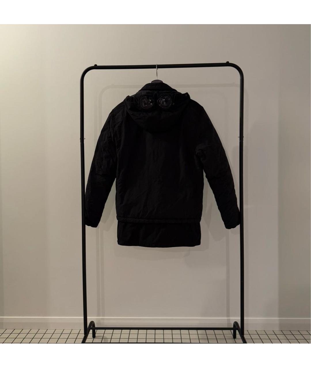 CP COMPANY Черный пуховик, фото 3