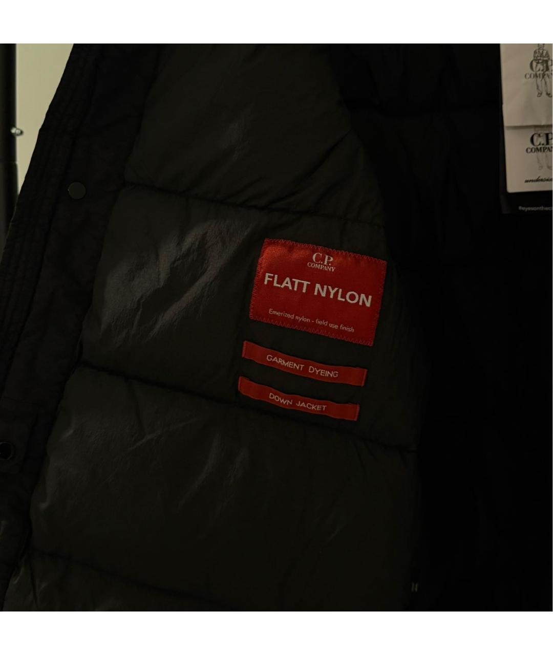 CP COMPANY Черный пуховик, фото 5