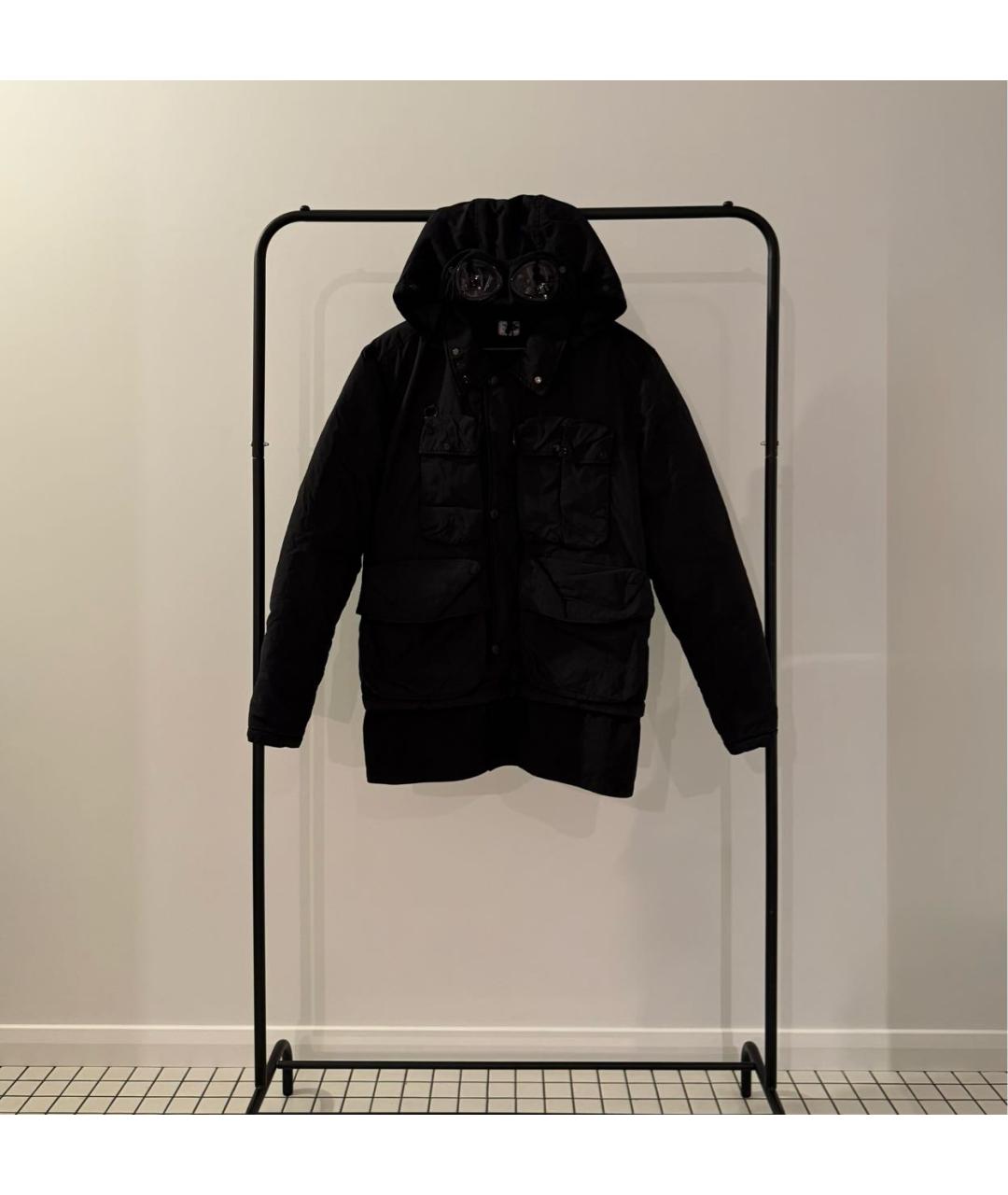 CP COMPANY Черный пуховик, фото 8