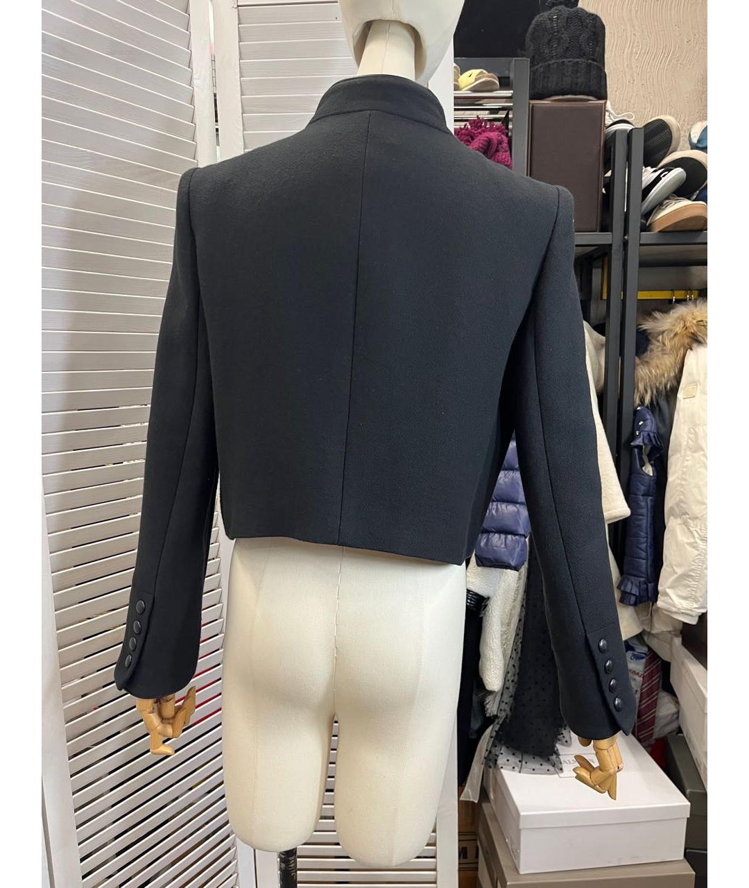 THE KOOPLES Черный шерстяной жакет/пиджак, фото 8