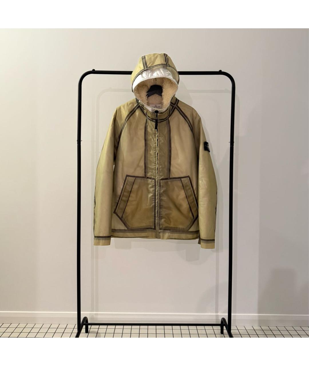 STONE ISLAND Серебряная куртка, фото 9