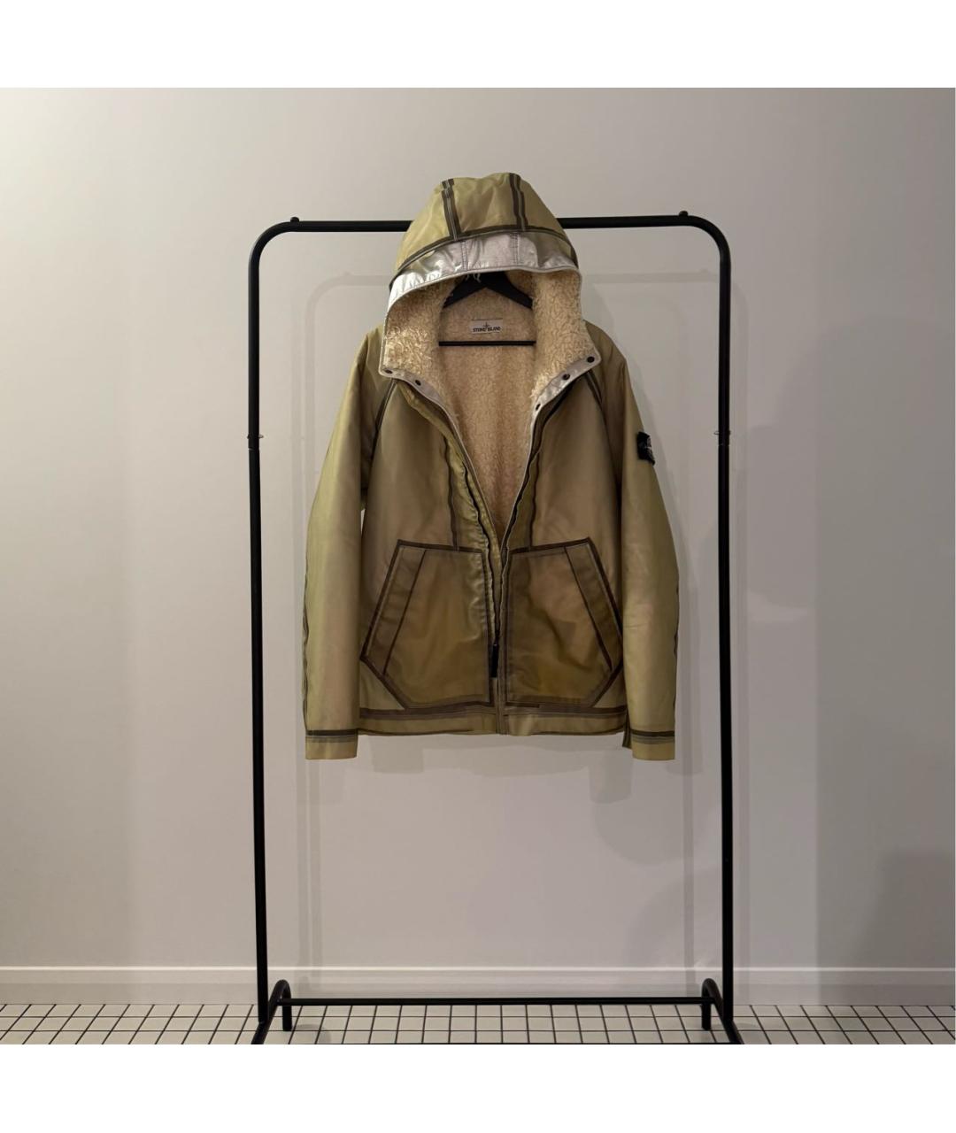 STONE ISLAND Серебряная куртка, фото 2