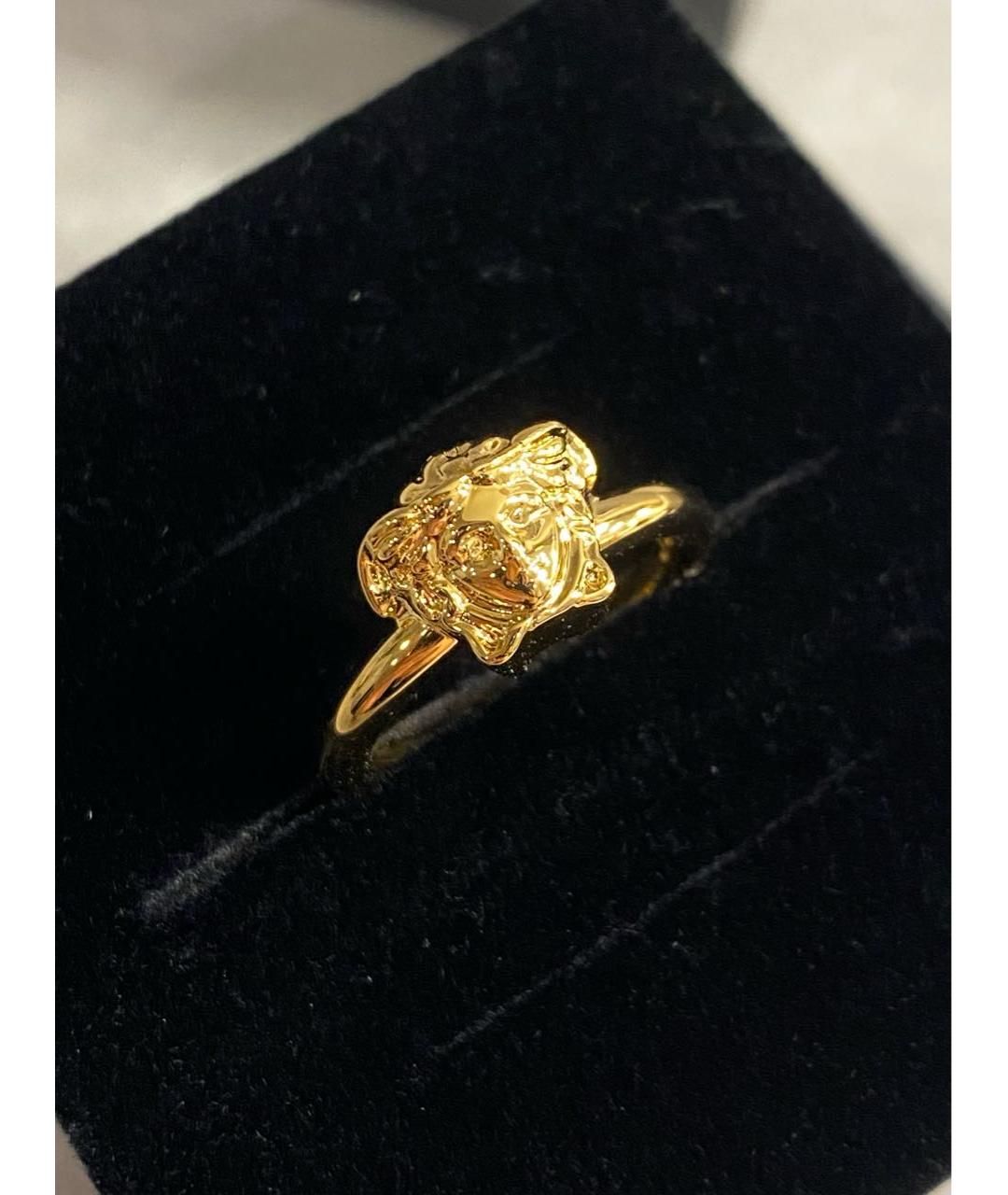 VERSACE Золотое латунное кольцо, фото 2