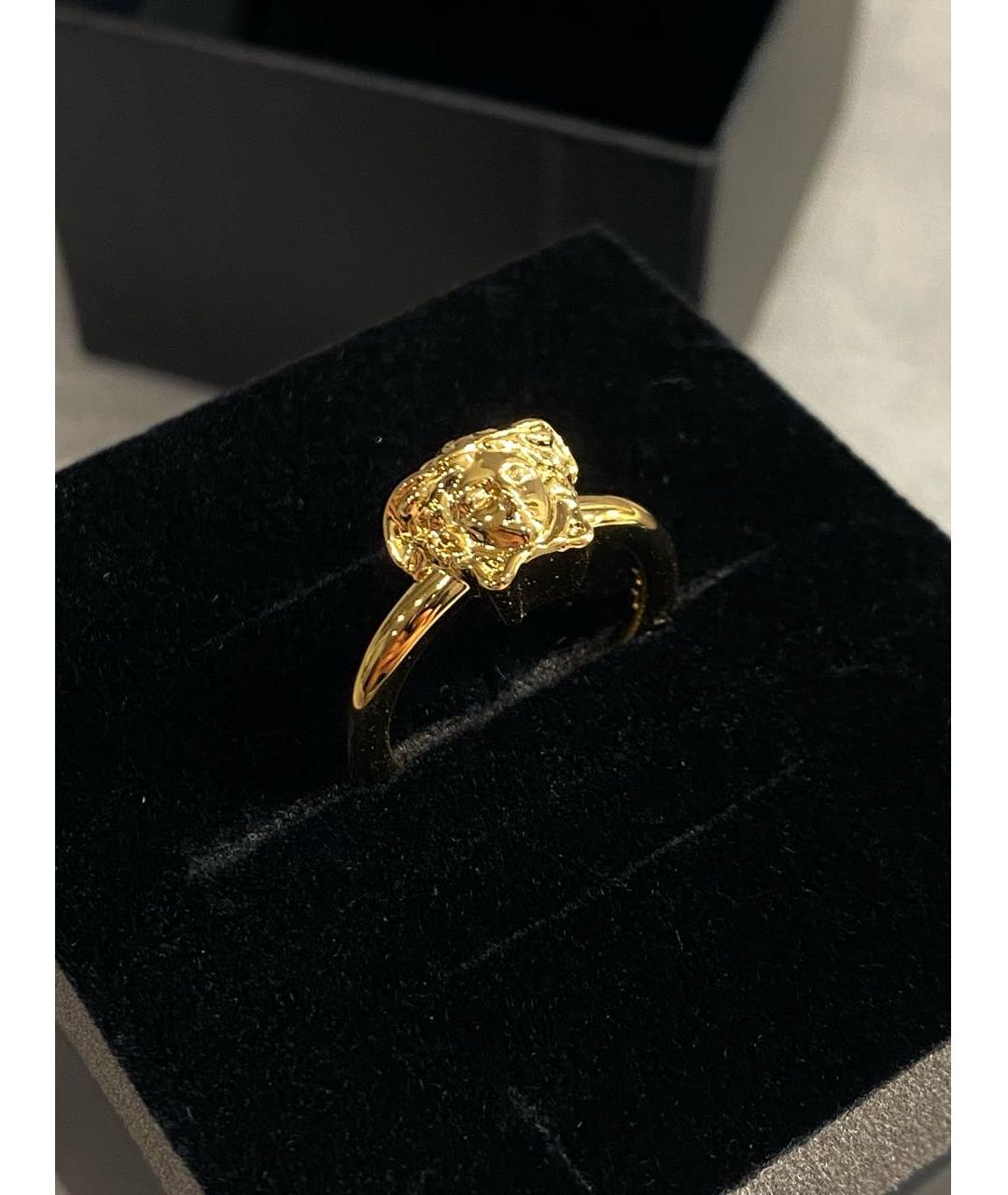 VERSACE Золотое латунное кольцо, фото 3