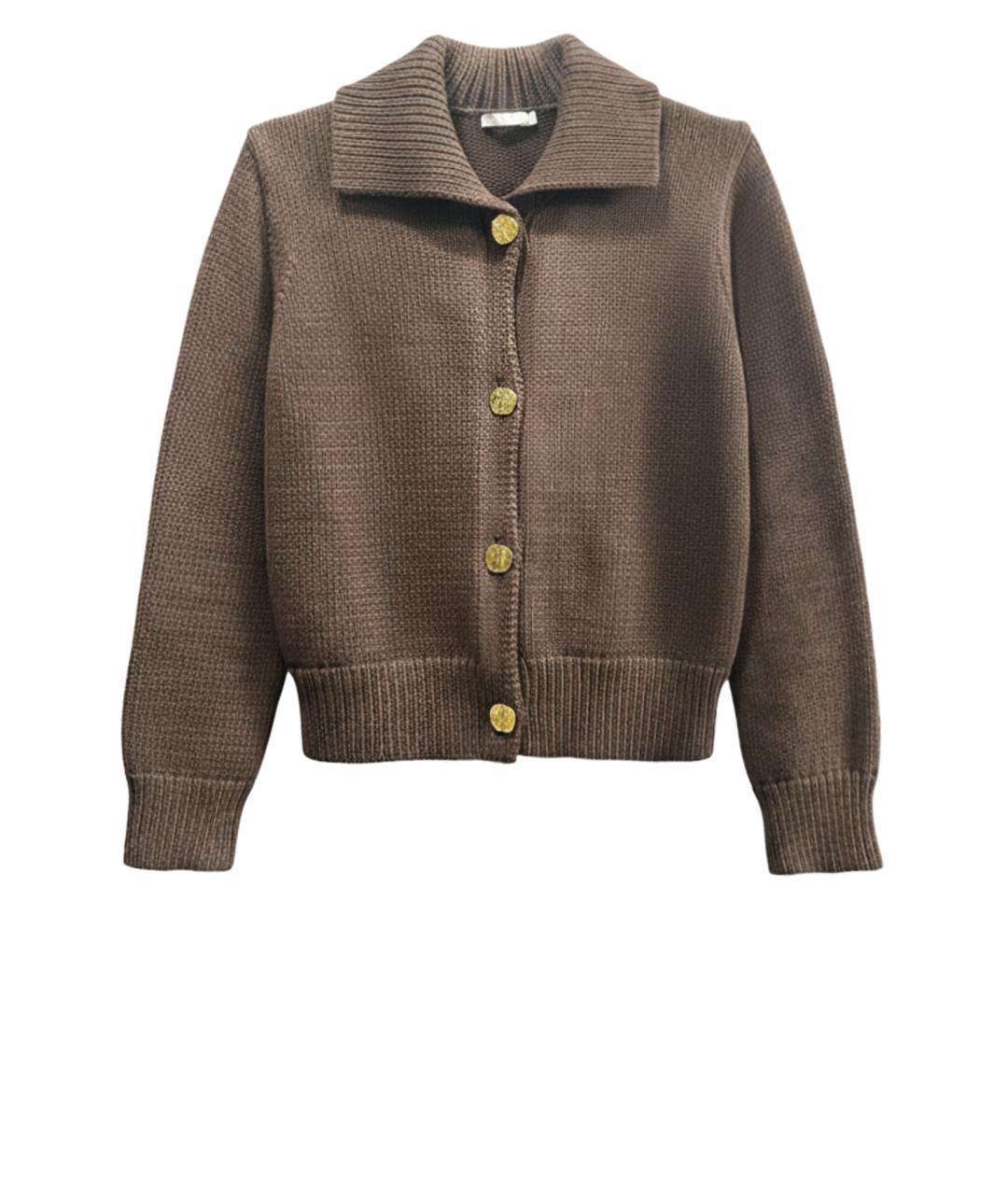 12 STOREEZ Коричневый хлопковый кардиган, фото 1