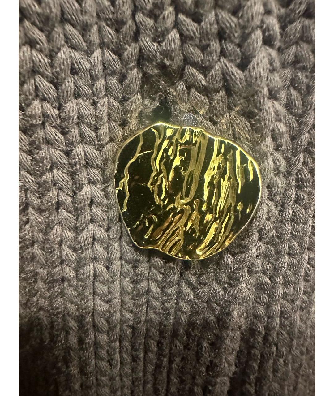 12 STOREEZ Коричневый хлопковый кардиган, фото 4