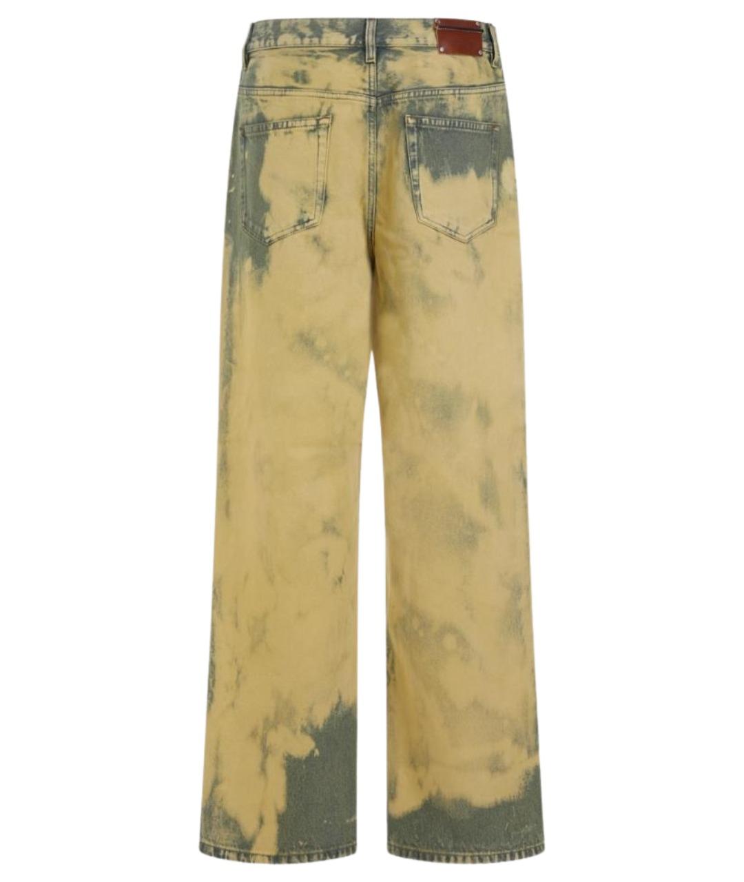DRIES VAN NOTEN Мульти хлопковые прямые джинсы, фото 2