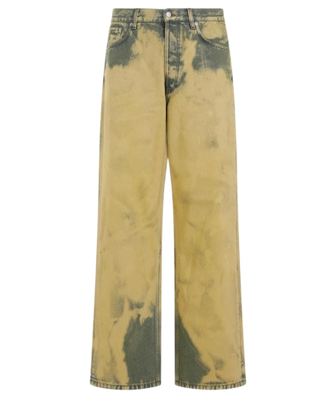 DRIES VAN NOTEN Мульти хлопковые прямые джинсы, фото 1