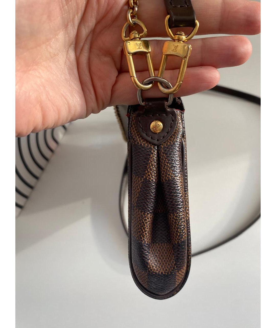 LOUIS VUITTON Коричневая сумка через плечо, фото 5