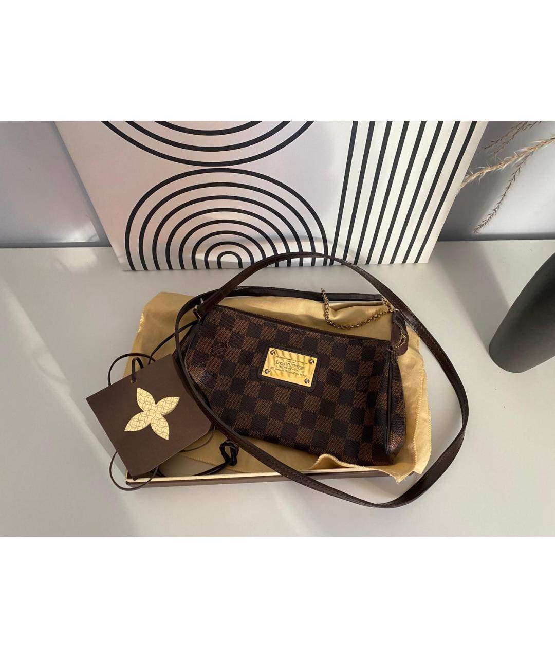 LOUIS VUITTON Коричневая сумка через плечо, фото 2