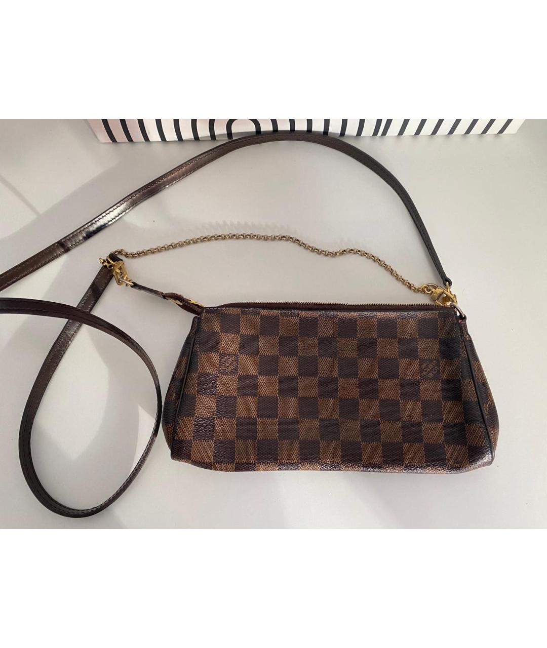 LOUIS VUITTON Коричневая сумка через плечо, фото 3