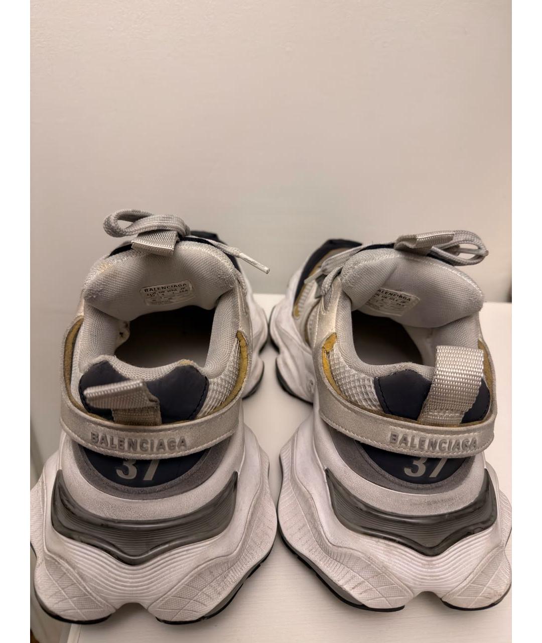 BALENCIAGA Серые текстильные кроссовки, фото 4