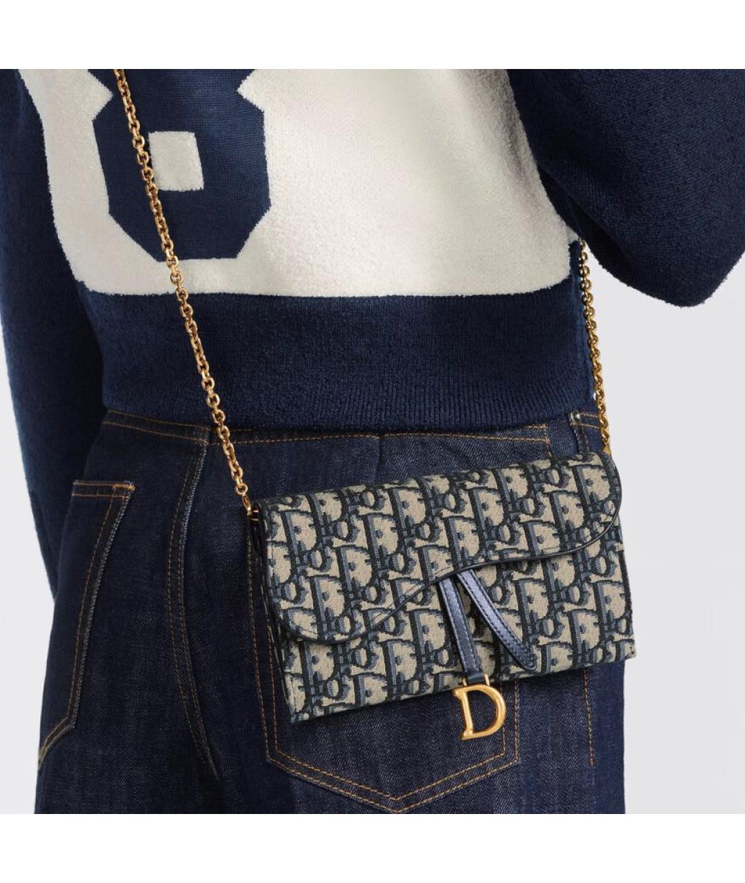 CHRISTIAN DIOR Мульти кожаная сумка через плечо, фото 5