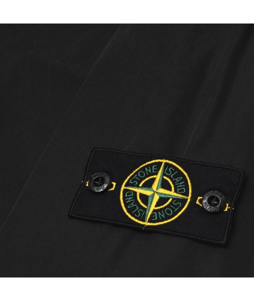 STONE ISLAND Черная куртка, фото 3