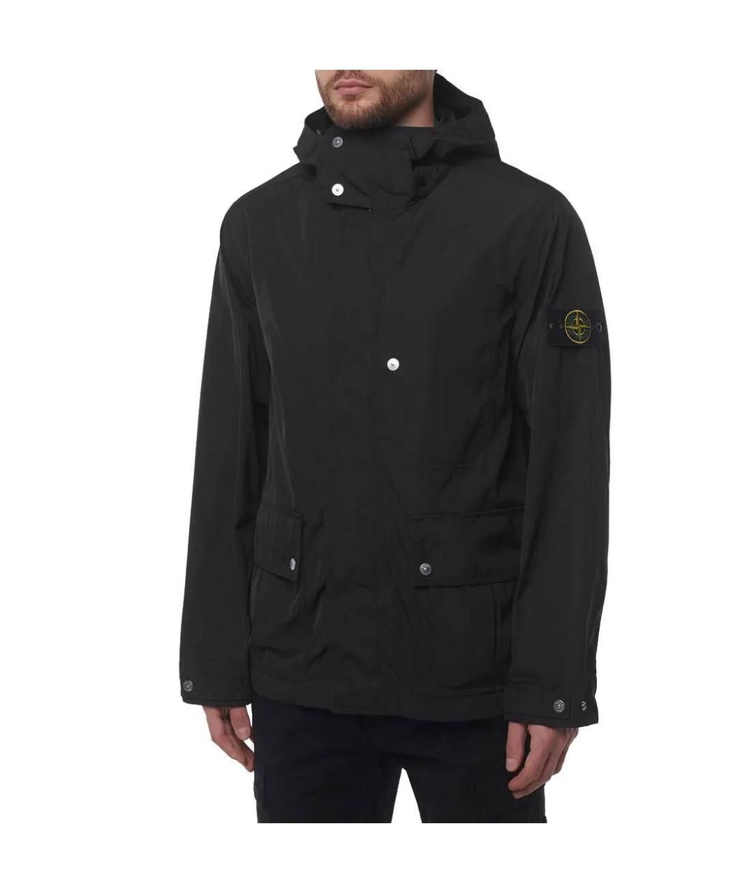 STONE ISLAND Черная куртка, фото 4