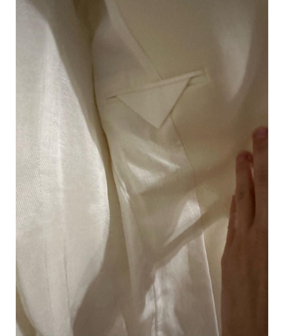 BALMAIN Белый шерстяной жакет/пиджак, фото 8