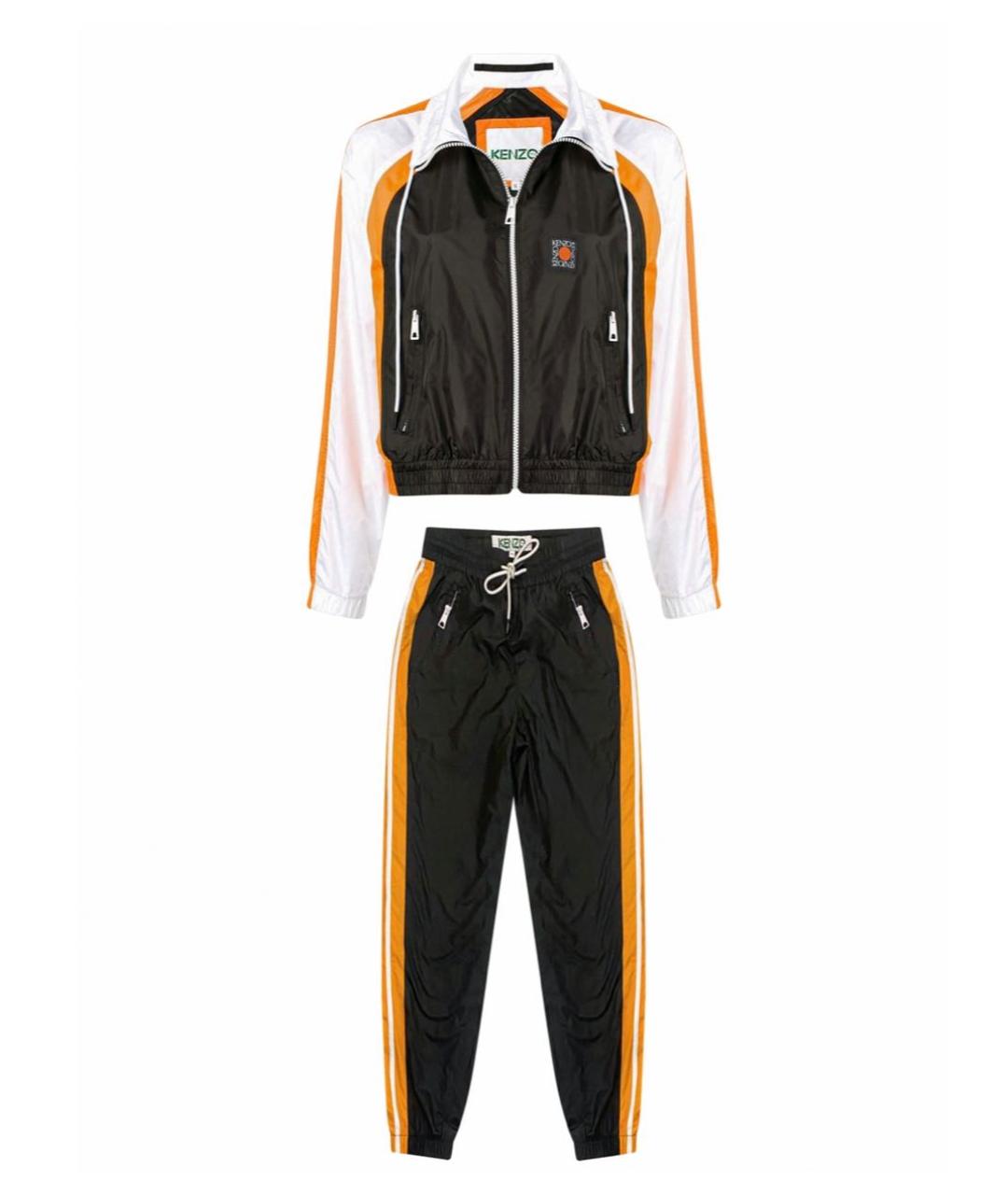 KENZO Черный полиэстеровый спортивные костюмы, фото 1