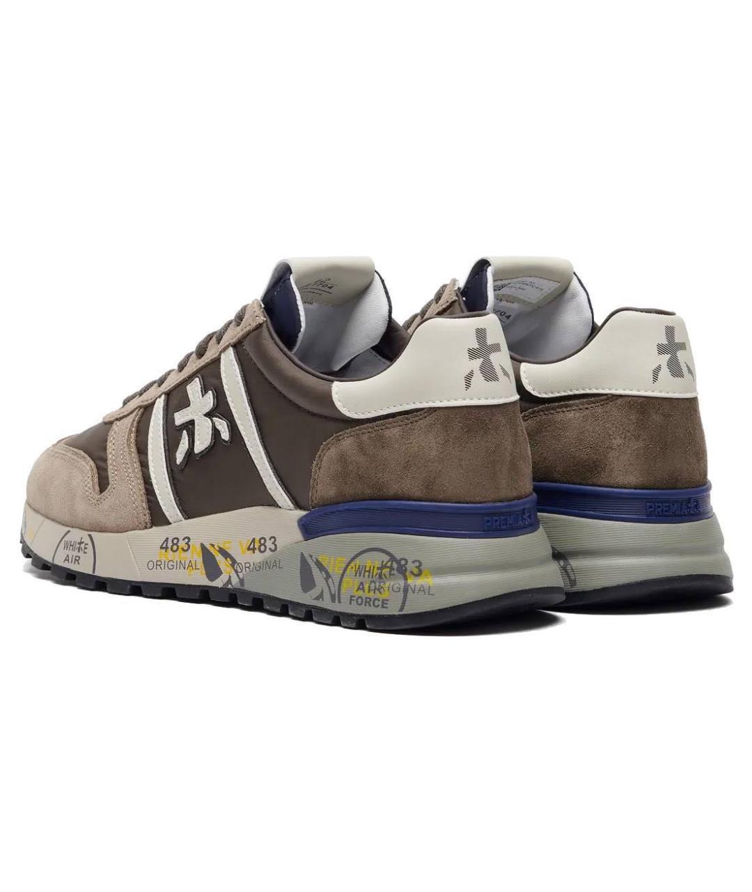 PREMIATA Хаки низкие кроссовки / кеды, фото 2