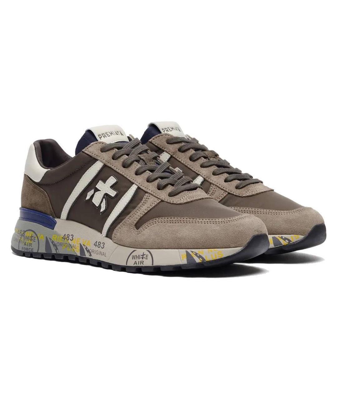 PREMIATA Хаки низкие кроссовки / кеды, фото 7