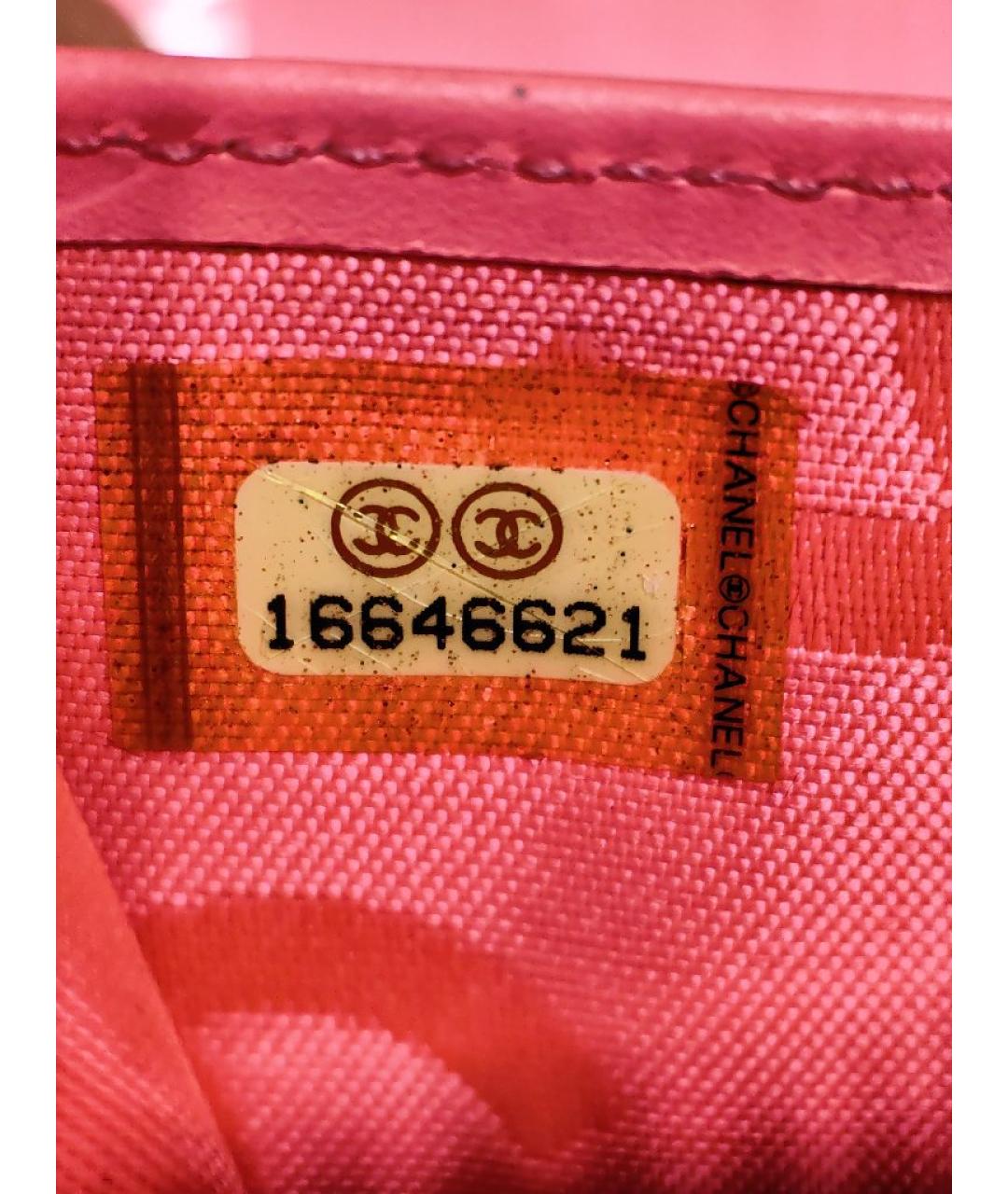 CHANEL Черный кожаный кошелек, фото 5