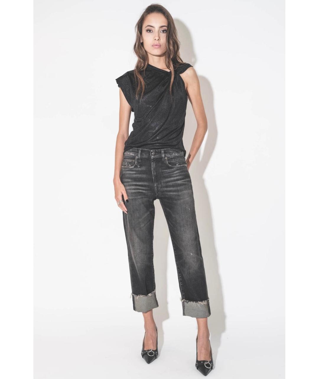 R13 Черные кожаные туфли, фото 5