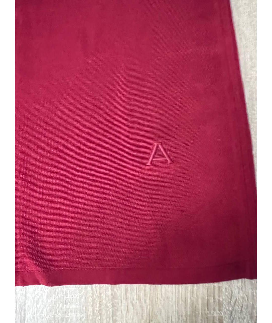 ALAIA Бордовая вискозная майка, фото 3