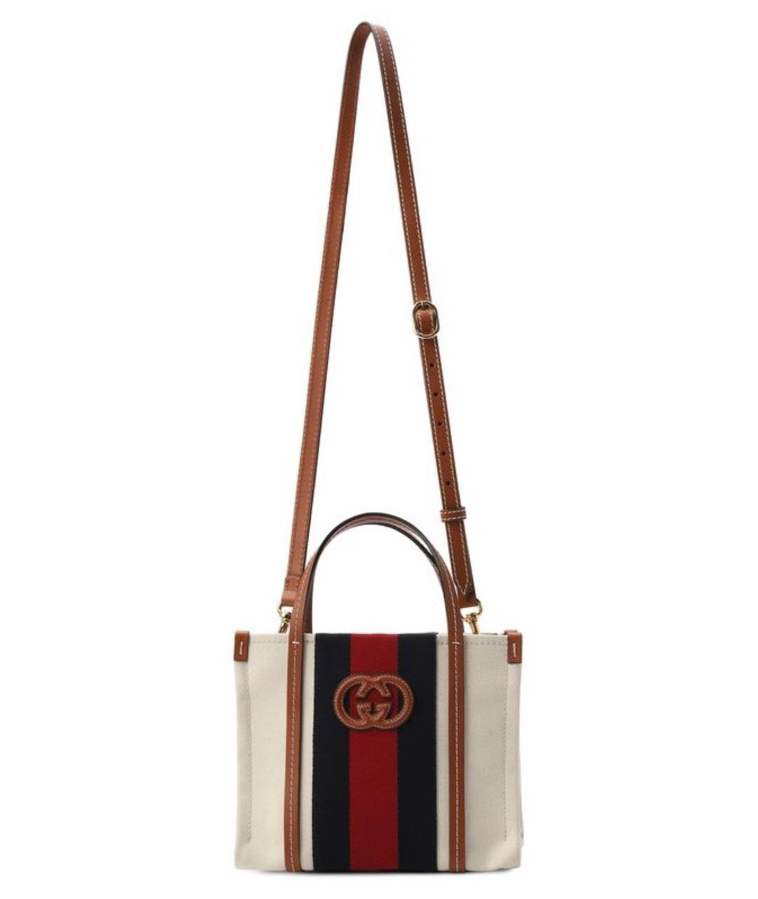 GUCCI Бежевая сумка с короткими ручками, фото 5