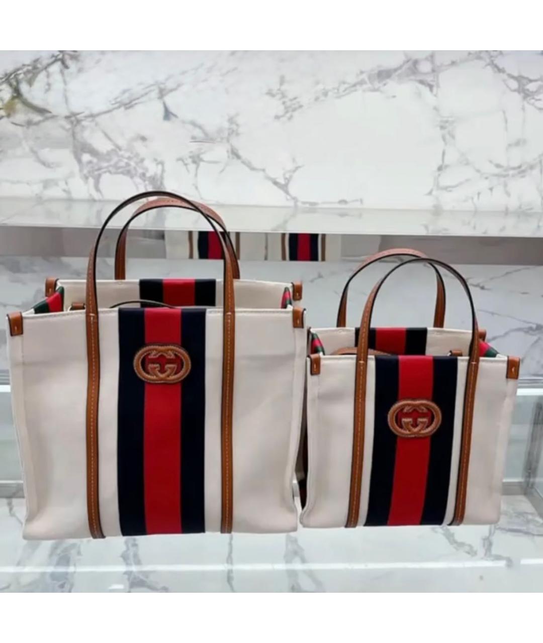GUCCI Бежевая сумка с короткими ручками, фото 6