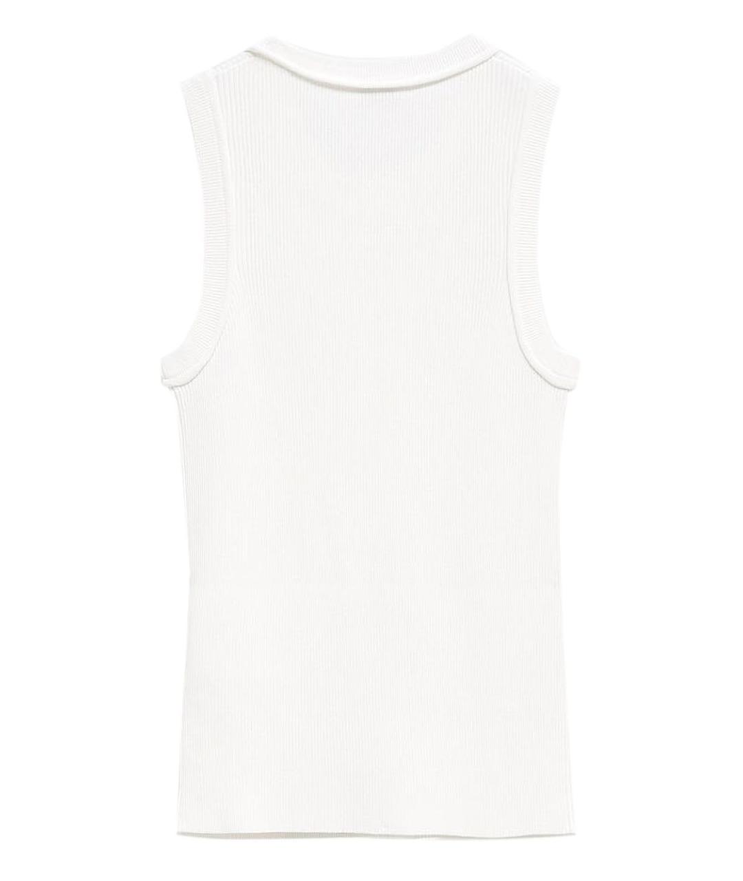 LOEWE Белая полиэстеровая майка, фото 3