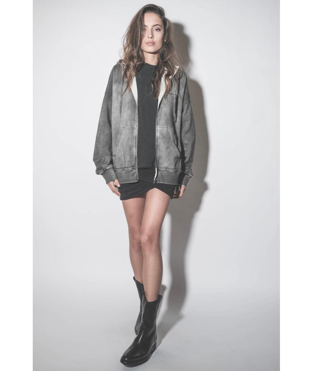 GOLDEN GOOSE DELUXE BRAND Черные кожаные полусапоги, фото 5