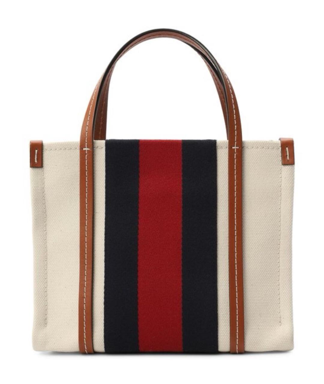 GUCCI Бежевая тканевая сумка тоут, фото 2