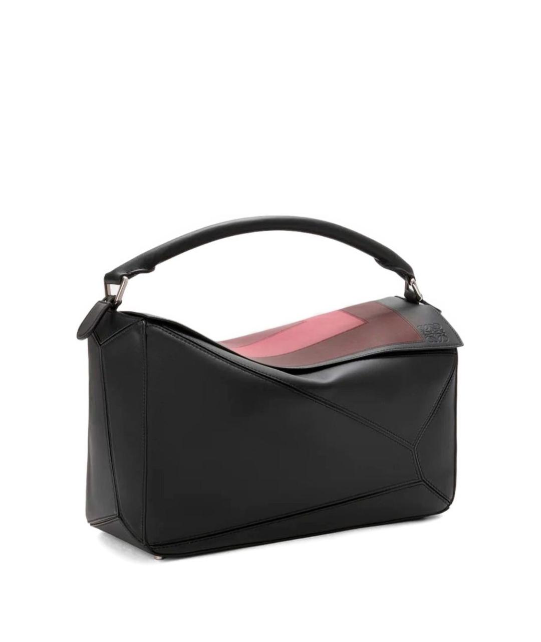 LOEWE Черная кожаная сумка на плечо, фото 3