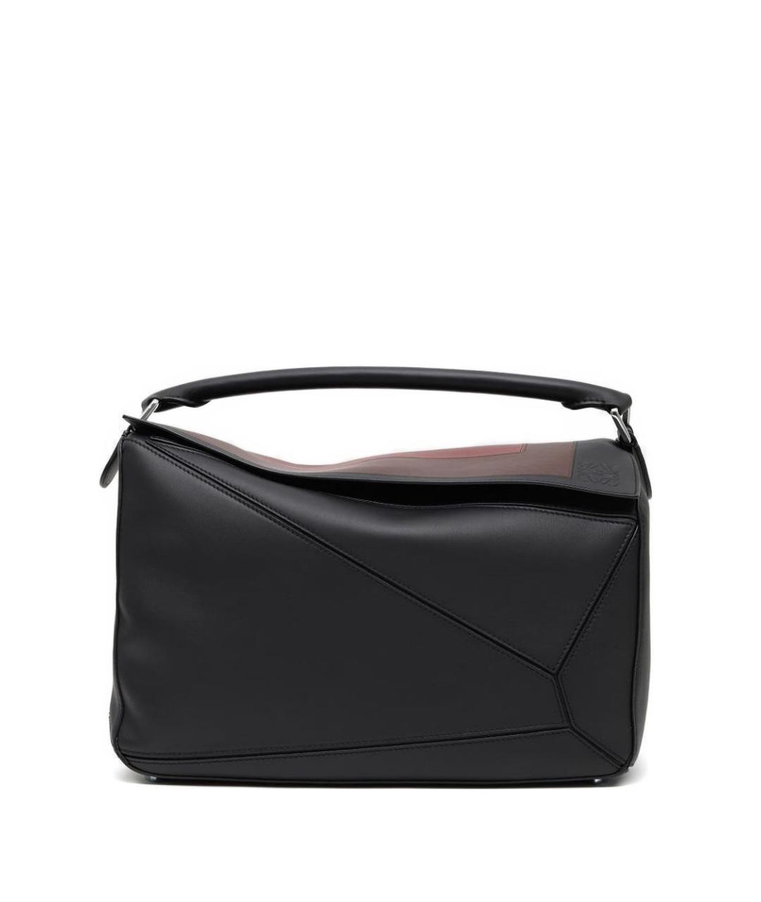 LOEWE Черная кожаная сумка на плечо, фото 1
