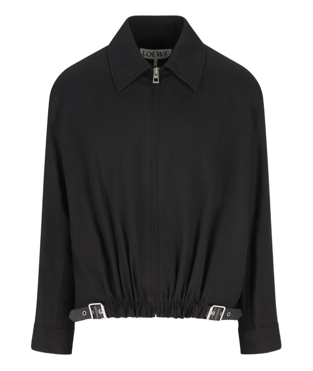 LOEWE Черная шерстяная куртка, фото 1