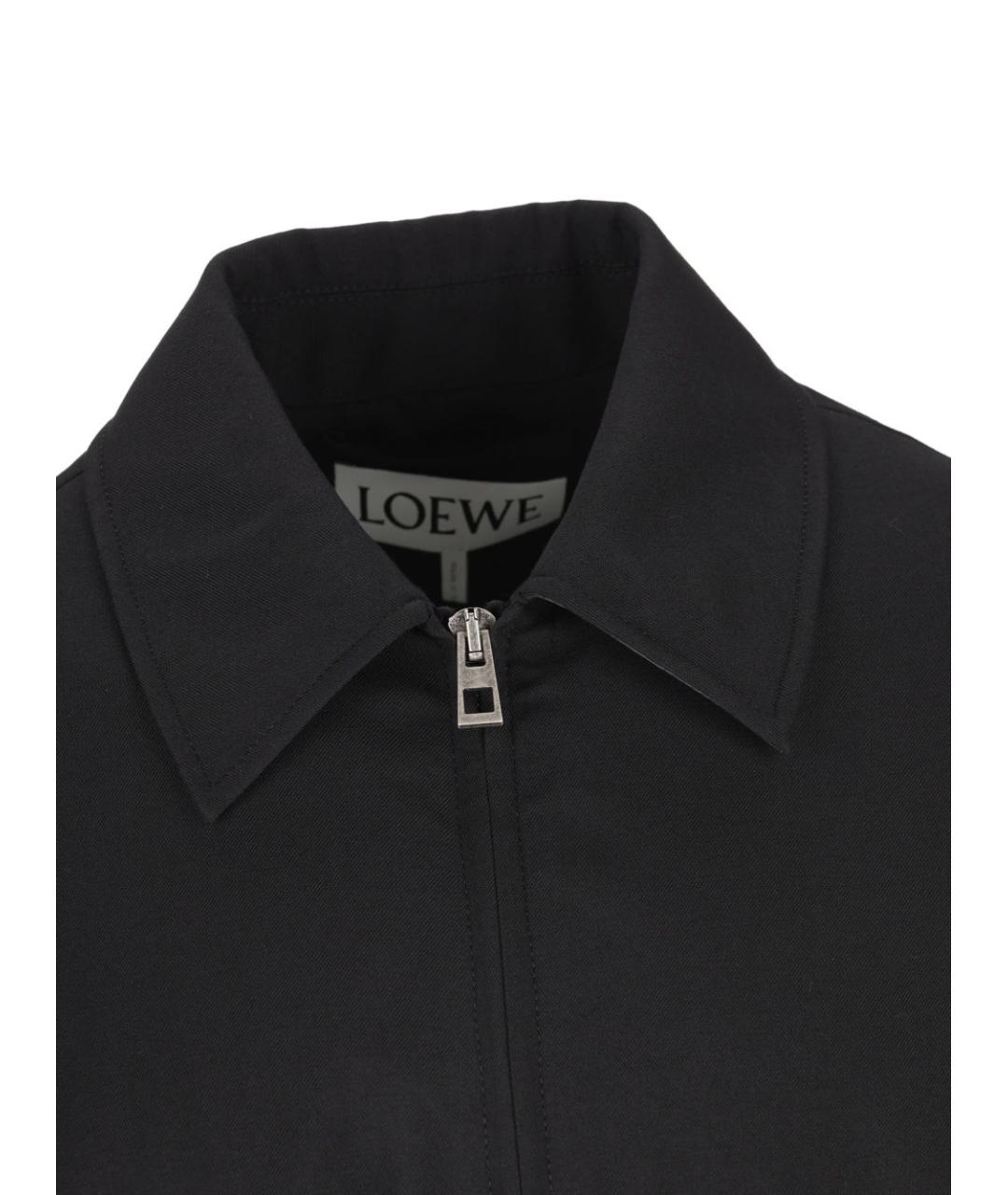 LOEWE Черная шерстяная куртка, фото 4