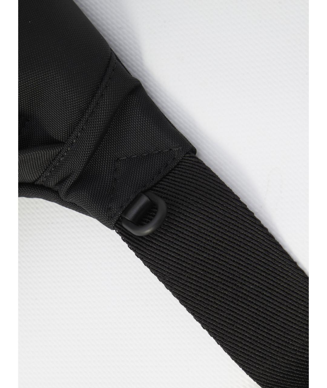 MONCLER Черная тканевая поясная сумка, фото 4