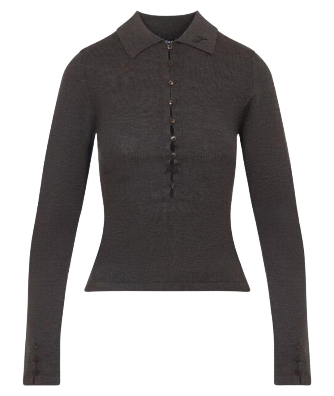 JACQUEMUS Коричневый шерстяной джемпер / свитер, фото 1