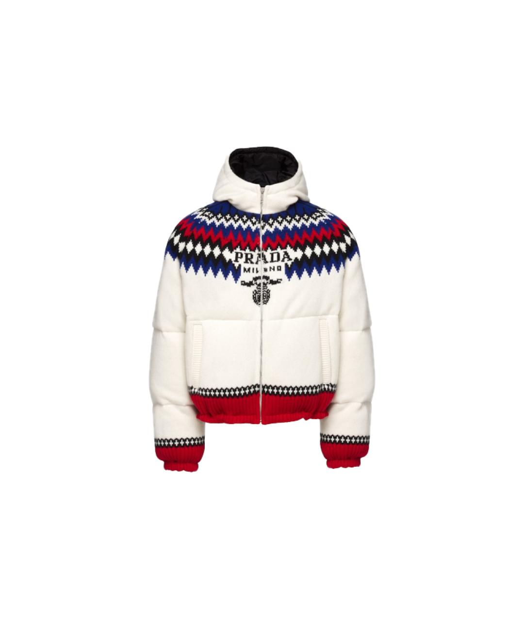 PRADA Белый пуховик, фото 5