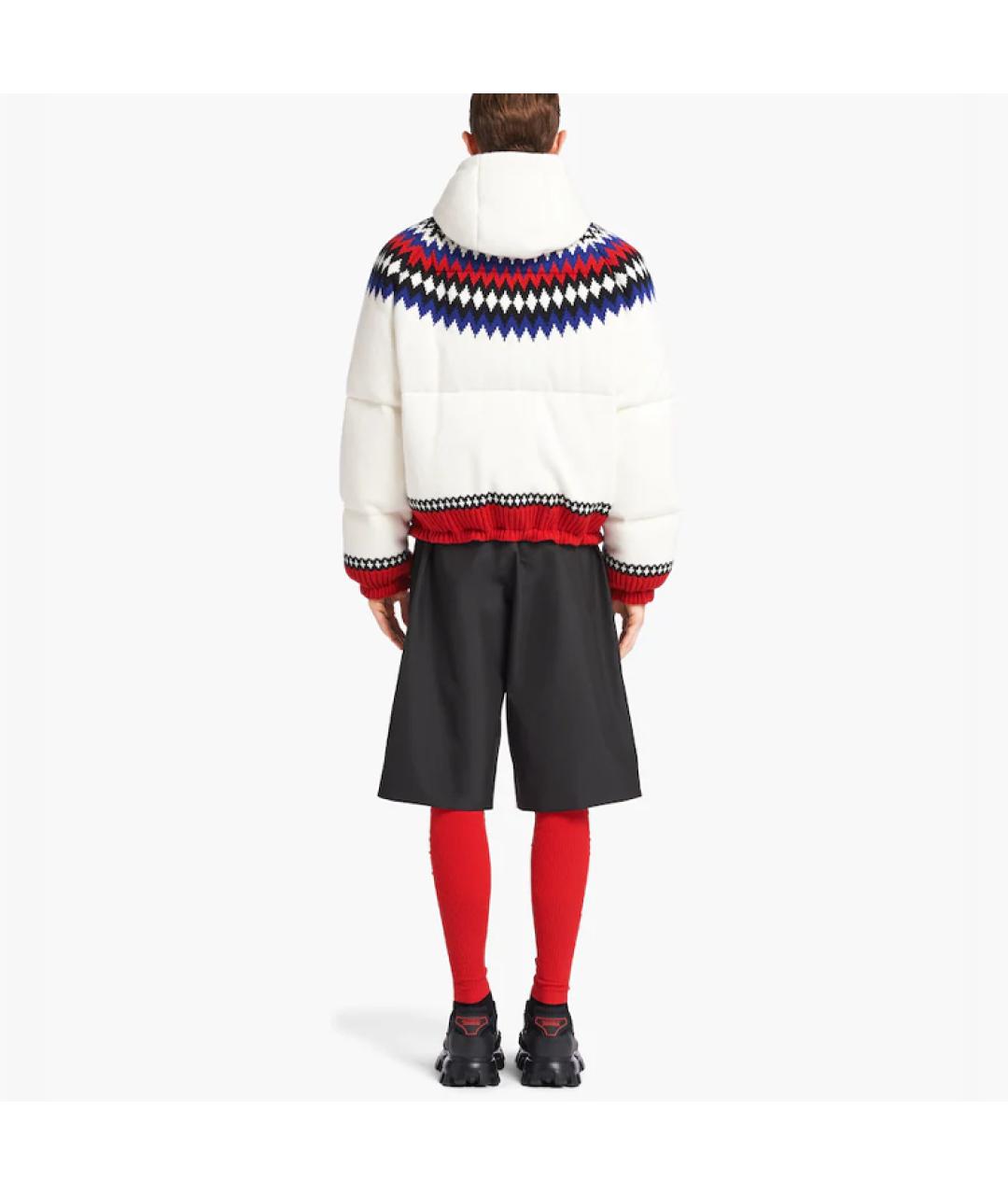 PRADA Белый пуховик, фото 3